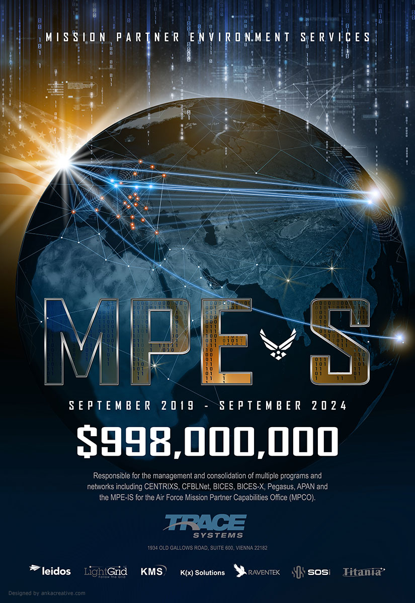 Air Force MPE-S Trace Systems Contract Award Poster