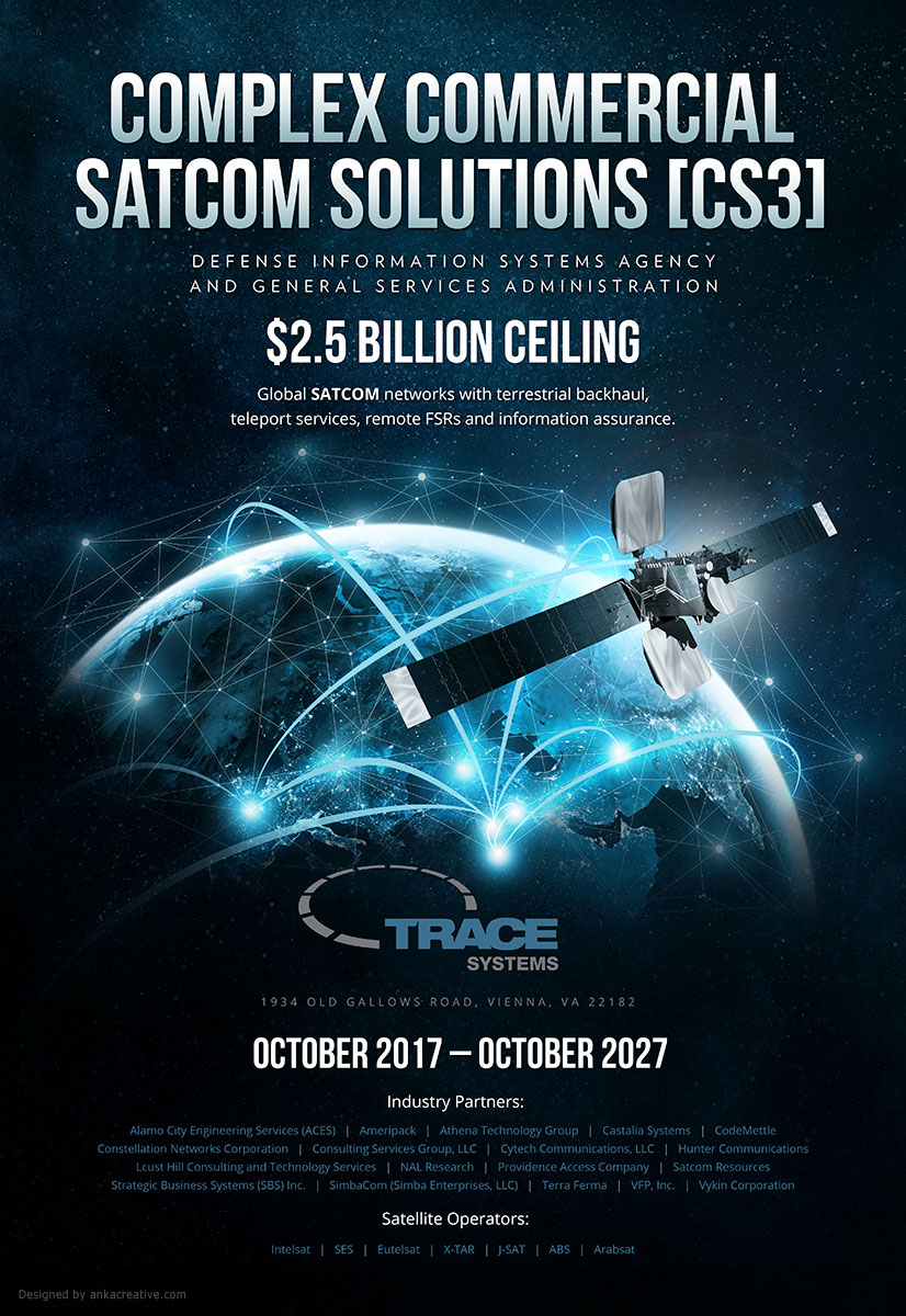 DISA/GSA CS3 Trace Systems Contract Award Poster