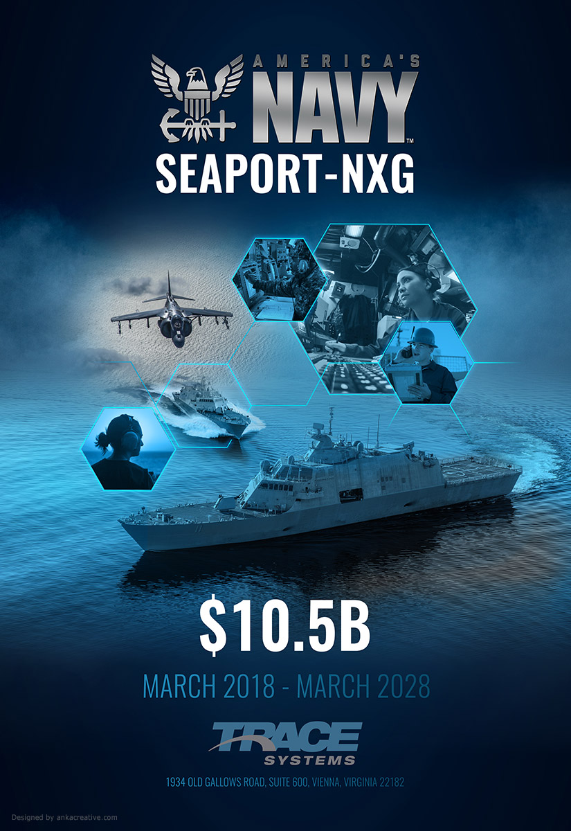 Navy SeaPort-NXG Contract Trace Systems Award Poster